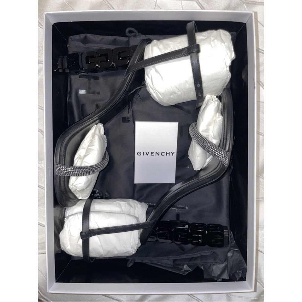 GIVENCHY G-CUBE CRYSTAL SANDALS — OPEN TO OFFERS - Picture 3 of 10